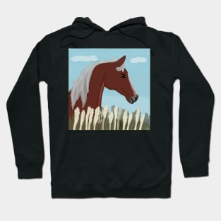 Watercolor horse head Hoodie